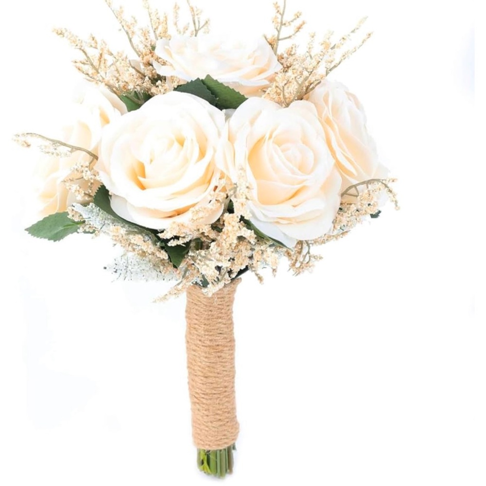 Elegant Ivory Rose Bouquet